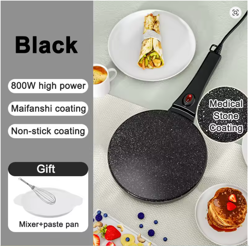 Crêpière électrique antiadhésive